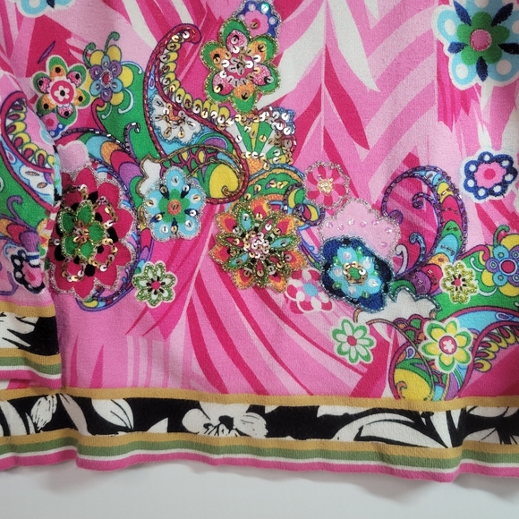 Alberto Makali Embellished Haute Couture Top Size Small - Picture 6 of 8